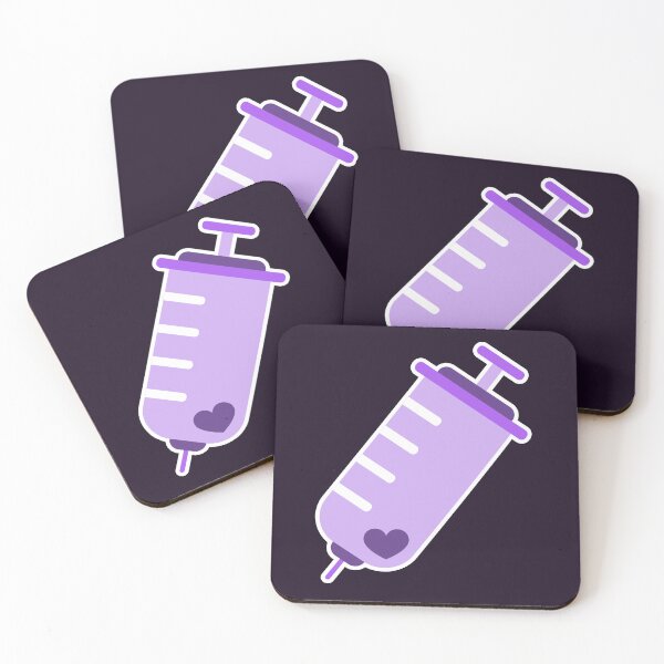 Item preview, Purple Kawaii Syringe  designed and sold by sasyall.