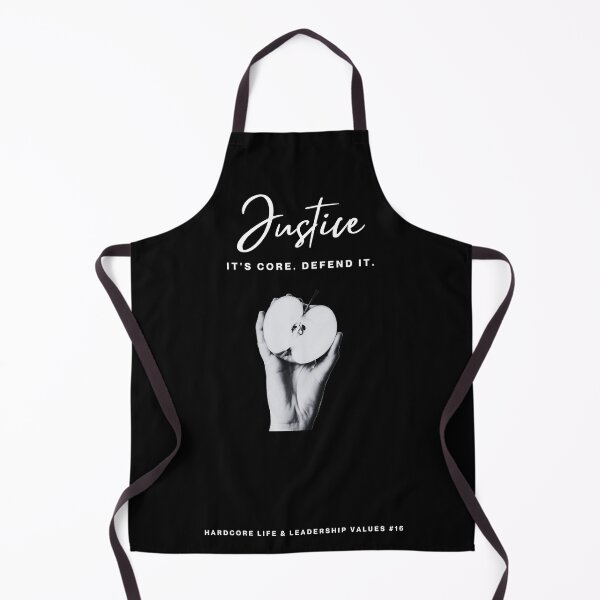 Item preview, JUSTICE: It's Core. Defend It. (#16 in the 'Hardcore Life & Leadership Values' Collection) designed and sold by ashowofvalues.