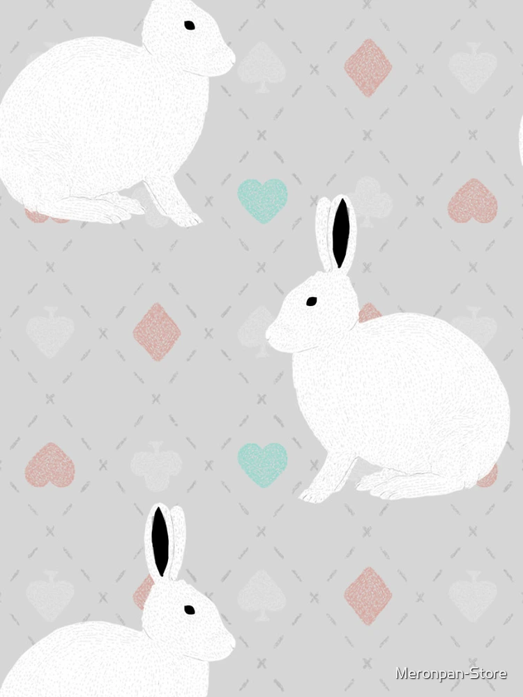 Thumbnail 4 of 4, Samsung Galaxy Phone Case, White Rabbit Pattern designed and sold by Meronpan-Store.