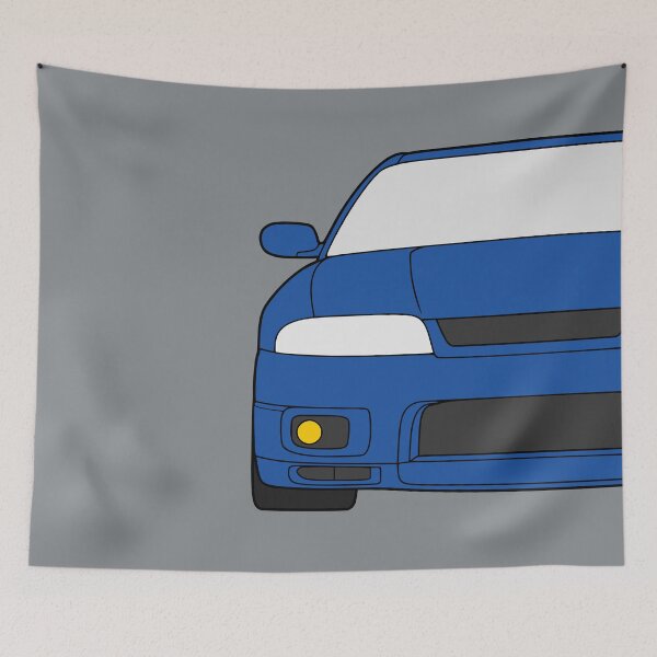 Item preview, Nissan Skyline R33 GTR blue color designed and sold by EdimDesign.