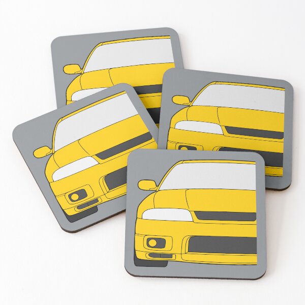 Item preview, Nissan Skyline R33 GTR yellow color designed and sold by EdimDesign.