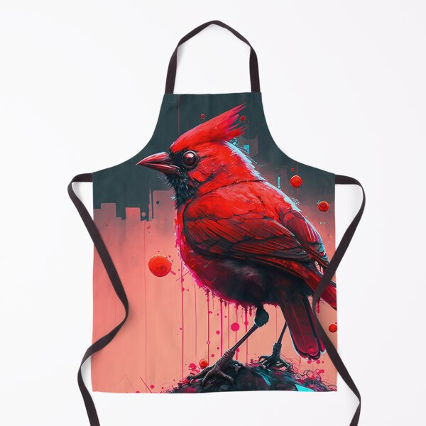 Item preview, Cyberpunk Cardinal Bird designed and sold by UncannyCanvas.