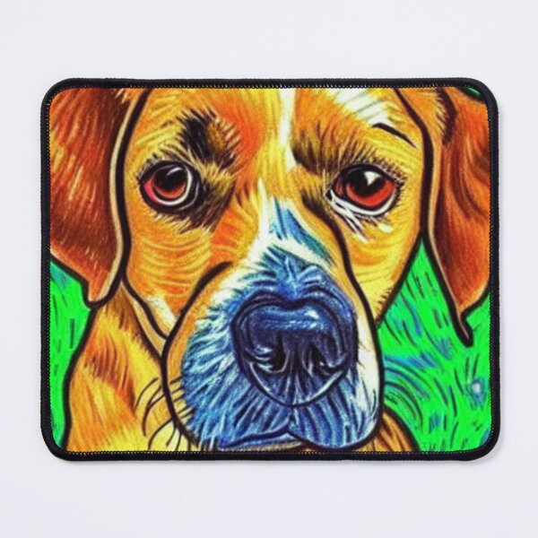Item preview, DOG Van Gogh Style designed and sold by cardia1991.