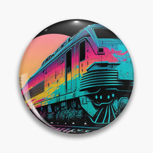 Item preview, Train Graphic Synthwave designed and sold by ArtShanth.