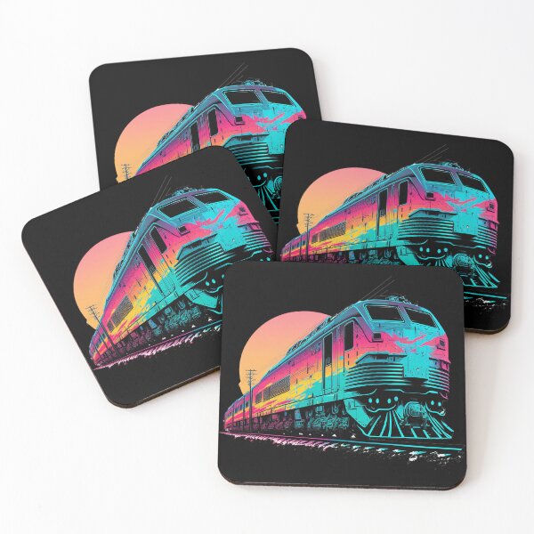 Item preview, Train Graphic Synthwave designed and sold by ArtShanth.