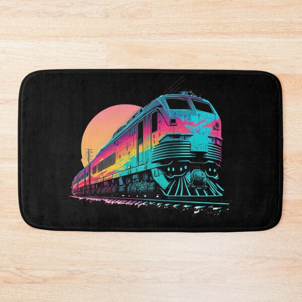 Item preview, Train Graphic Synthwave designed and sold by ArtShanth.