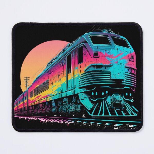 Item preview, Train Graphic Synthwave designed and sold by ArtShanth.