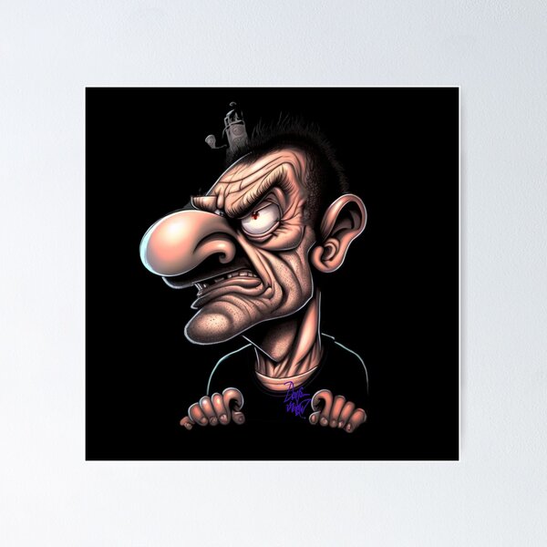 Item preview, big head designed and sold by MindTankArt.