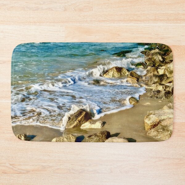 Item preview, Turquoise Sea on the Rocks designed and sold by Pamela Storch.