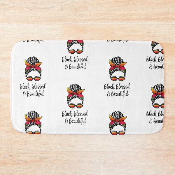 Item preview, Black,blessed and beautiful  designed and sold by Lessonsprint.