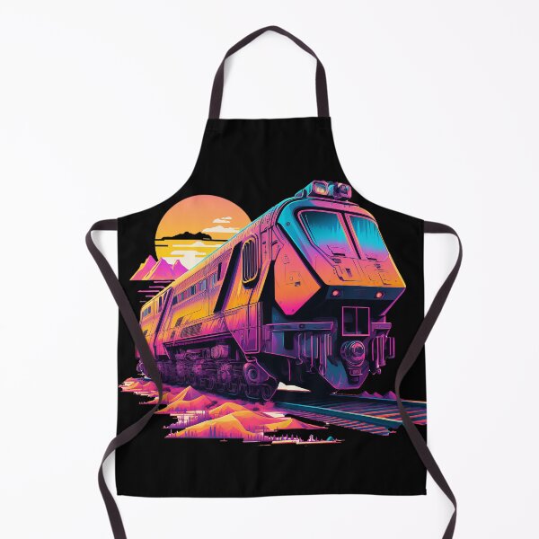 Item preview, Train Graphic Synthwave #2 designed and sold by ArtShanth.