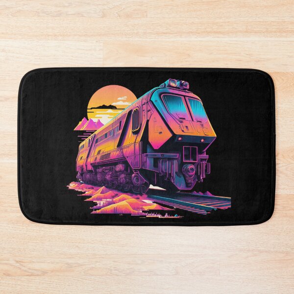 Item preview, Train Graphic Synthwave #2 designed and sold by ArtShanth.