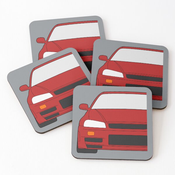 Item preview, Nissan Skyline R34 GTR active red color designed and sold by EdimDesign.