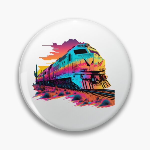 Item preview, Train Graphic Synthwave #3 designed and sold by ArtShanth.