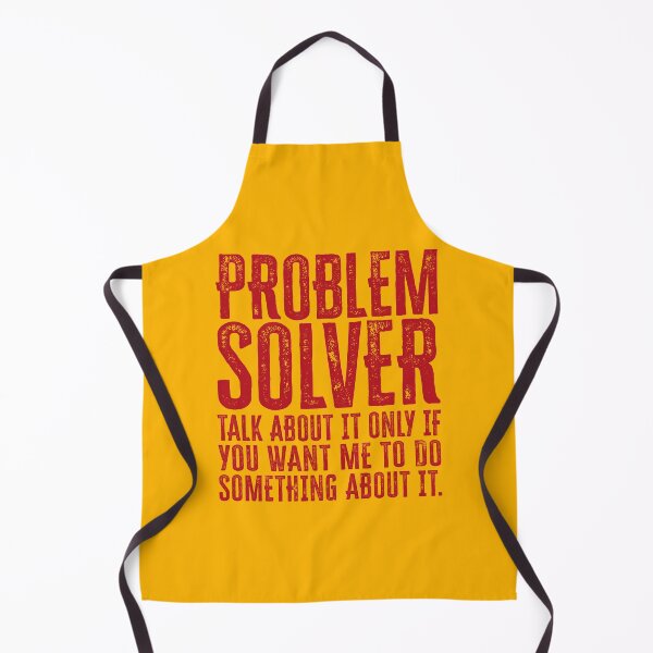Item preview, Problem Solver: Talk About It Only If You Want Me To Do Something About It - Red designed and sold by Reconocer.