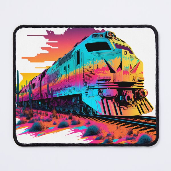 Item preview, Train Graphic Synthwave #3 designed and sold by ArtShanth.