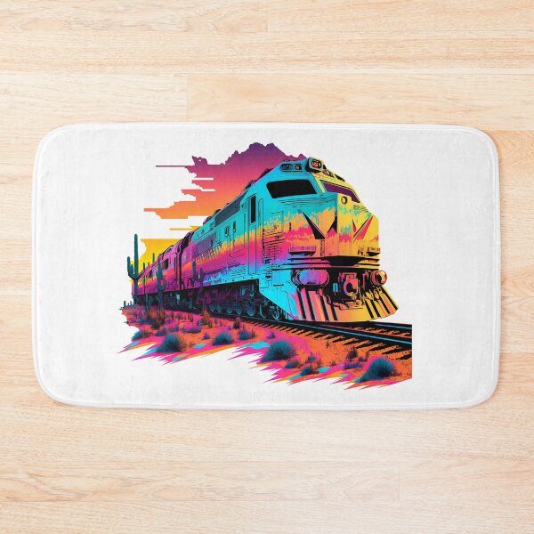 Item preview, Train Graphic Synthwave #3 designed and sold by ArtShanth.