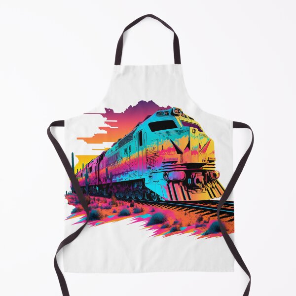 Item preview, Train Graphic Synthwave #3 designed and sold by ArtShanth.