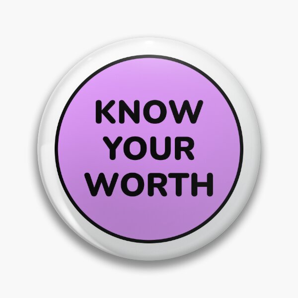 Item preview, Know your worth - self esteem positive affirmations designed and sold by Inspirationmotivation.