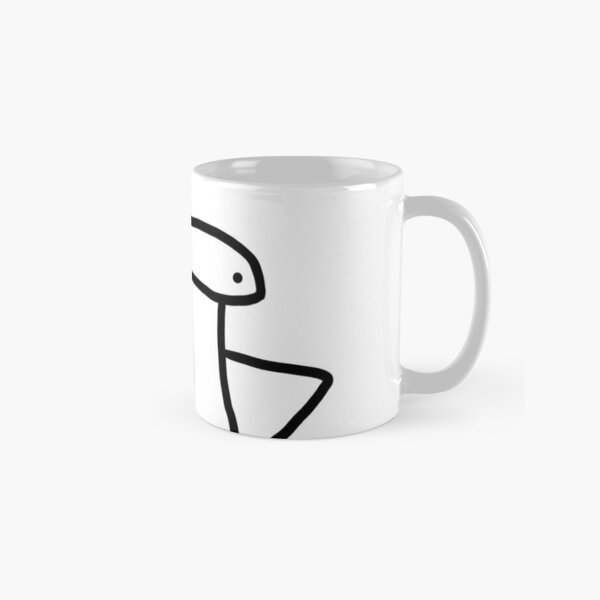 Annoyed Flork with Mug Sticker for Sale by Greyghostsco