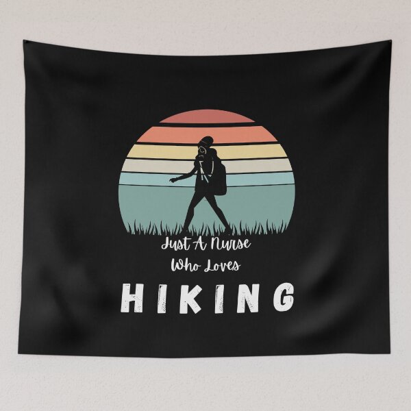 Item preview, Just A Nurse Who Loves Hiking designed and sold by smailjr.