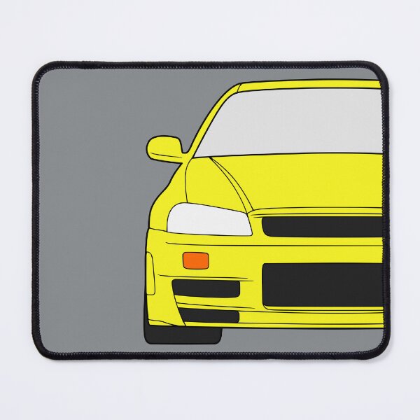 Item preview, Nissan Skyline R34 GTR yellow color designed and sold by EdimDesign.