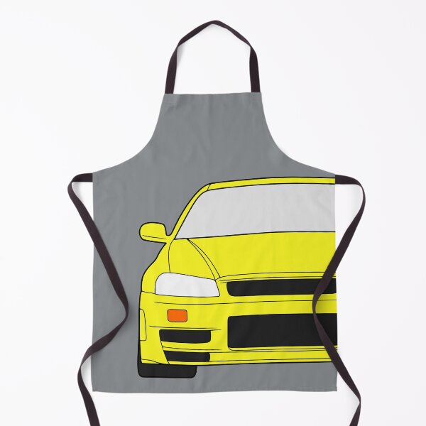 Item preview, Nissan Skyline R34 GTR yellow color designed and sold by EdimDesign.