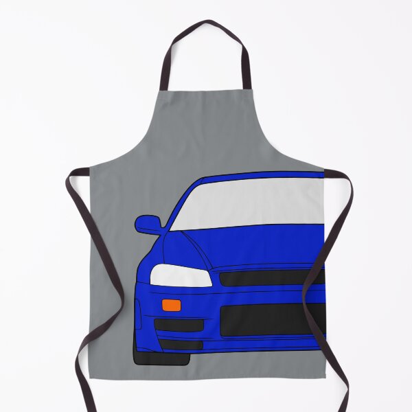 Item preview, Nissan Skyline R34 GTR bayside blue color designed and sold by EdimDesign.