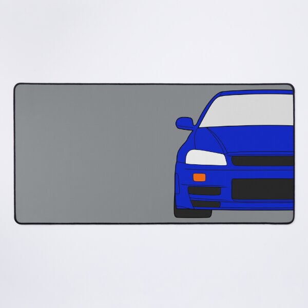 Item preview, Nissan Skyline R34 GTR bayside blue color designed and sold by EdimDesign.