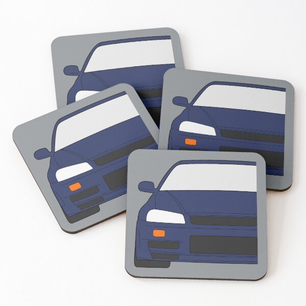 Item preview, Nissan Skyline R34 GTR dark blue color designed and sold by EdimDesign.