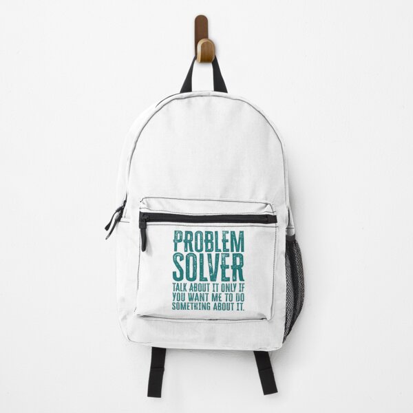 Item preview, Problem Solver: Talk About It Only If You Want Me To Do Something About It - Teal designed and sold by Reconocer.