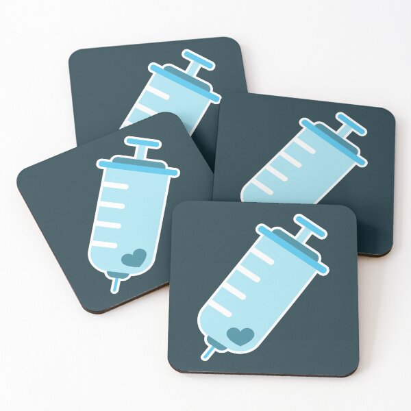 Item preview, Blue Kawaii Syringe  designed and sold by sasyall.