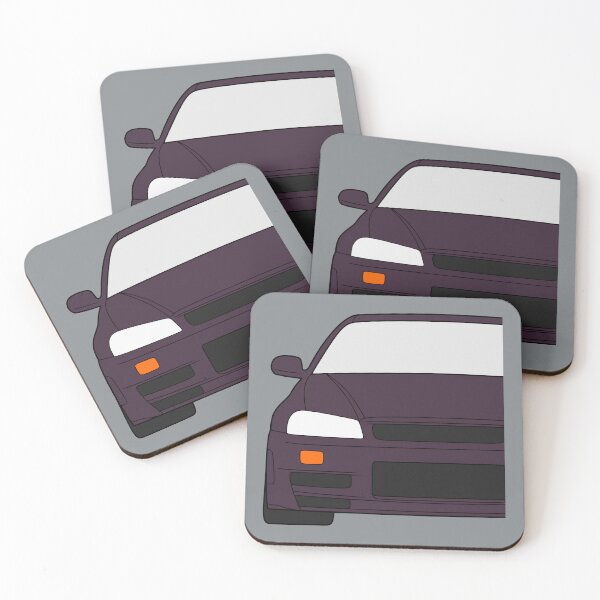 Item preview, Nissan Skyline R34 GTR dark purple color designed and sold by EdimDesign.