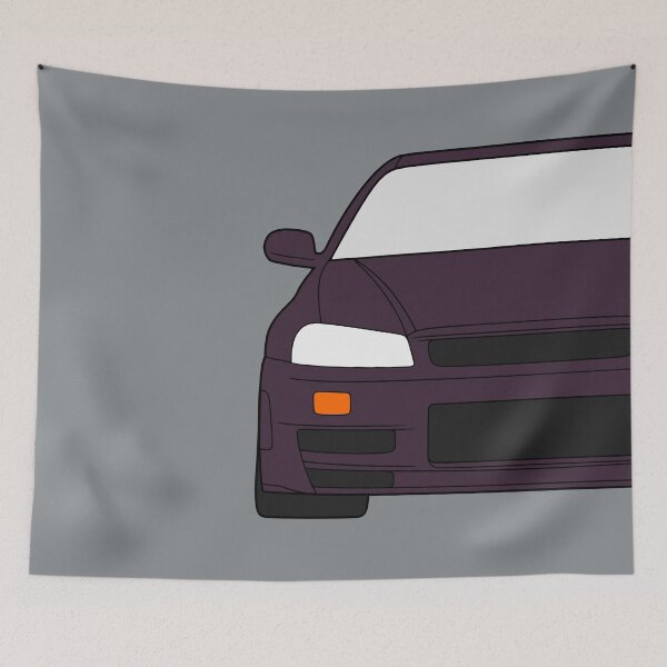 Item preview, Nissan Skyline R34 GTR dark purple color designed and sold by EdimDesign.