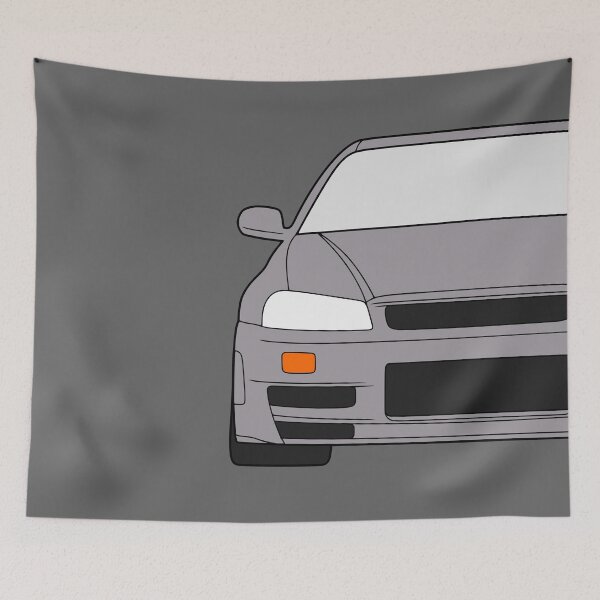 Item preview, Nissan Skyline R34 GTR dark silver color designed and sold by EdimDesign.