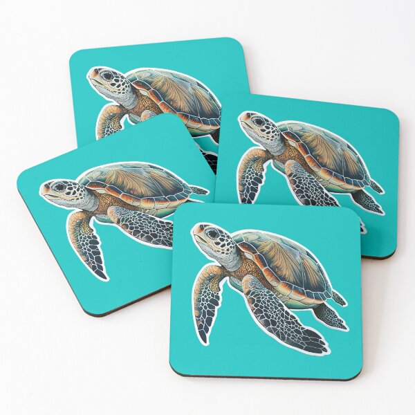 Item preview, Sea Turtle in natural Colors / Safe them Turtles designed and sold by Fitbys.