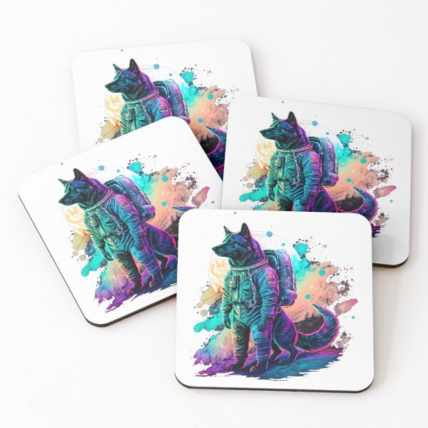 Item preview, Dog Graphic Synthwave designed and sold by ArtShanth.