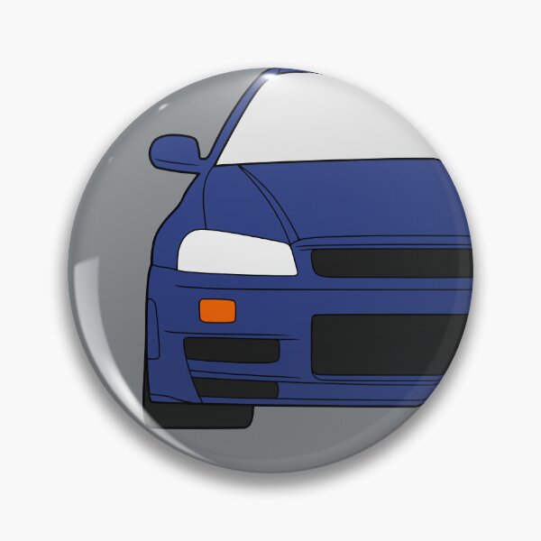 Item preview, Nissan Skyline R34 GTR pearl blue color designed and sold by EdimDesign.