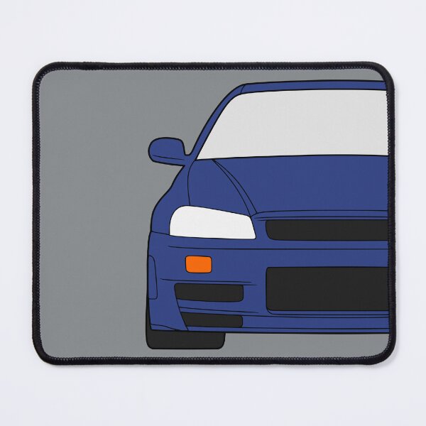 Item preview, Nissan Skyline R34 GTR pearl blue color designed and sold by EdimDesign.