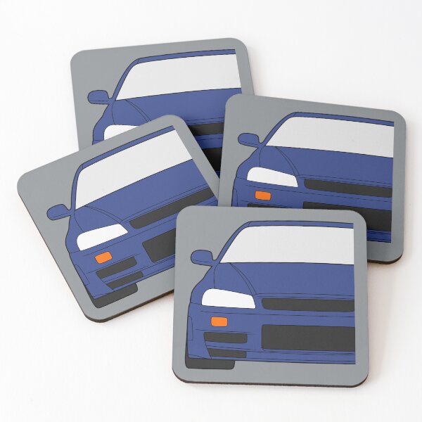 Item preview, Nissan Skyline R34 GTR pearl blue color designed and sold by EdimDesign.