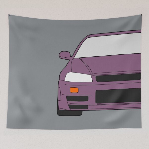 Item preview, Nissan Skyline R34 GTR purple color designed and sold by EdimDesign.