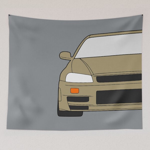 Item preview, Nissan Skyline R34 GTR silica brass color designed and sold by EdimDesign.