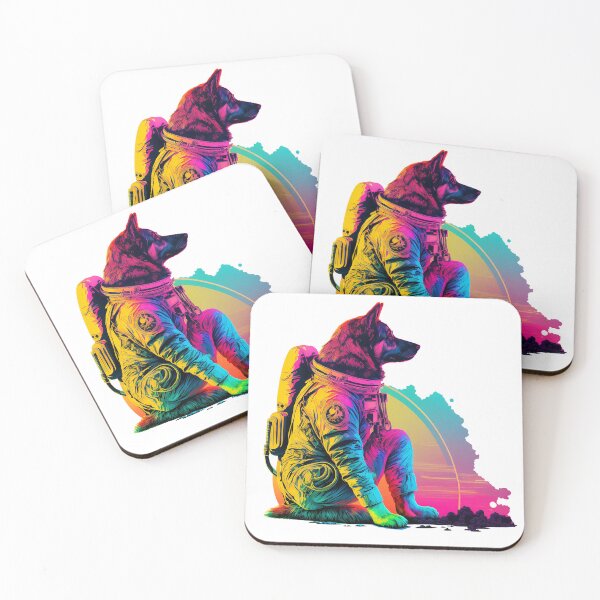 Item preview, Dog Graphic Synthwave #2 designed and sold by ArtShanth.