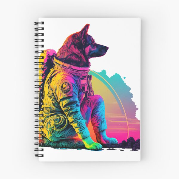 Item preview, Dog Graphic Synthwave #2 designed and sold by ArtShanth.