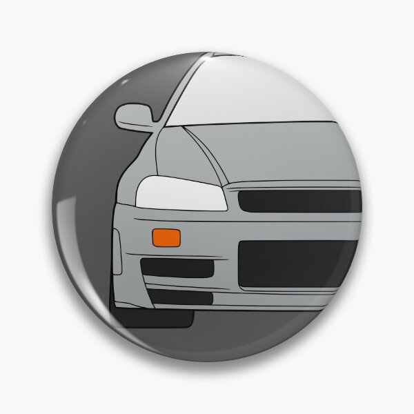Item preview, Nissan Skyline R34 GTR silver color designed and sold by EdimDesign.
