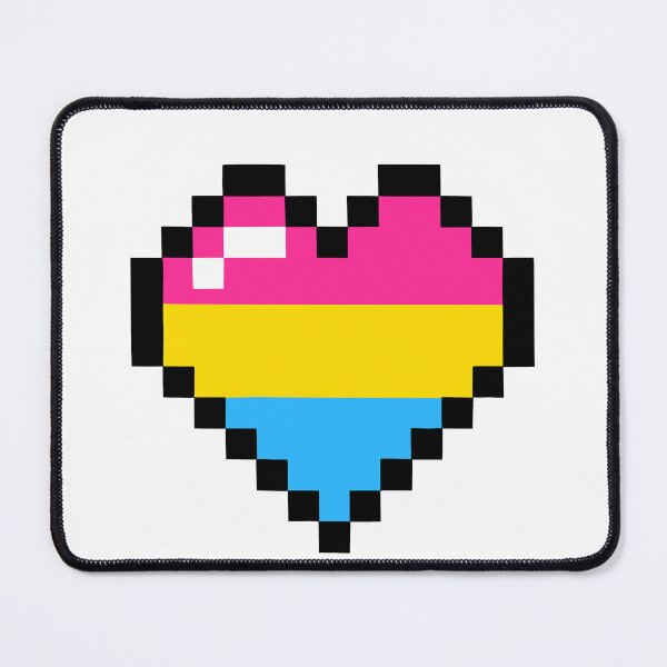 Item preview, Pan Pride Flag Pixel Heart designed and sold by Greyghostsco.