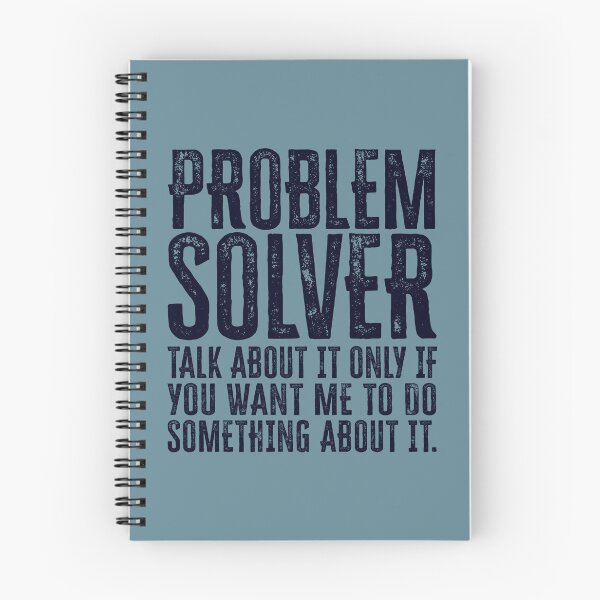 Item preview, Problem Solver: Talk About It Only If You Want Me To Do Something About It - Navy designed and sold by Reconocer.