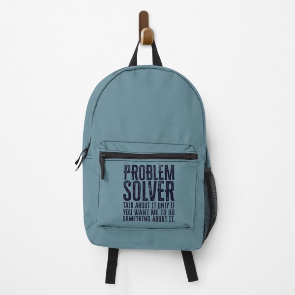 Item preview, Problem Solver: Talk About It Only If You Want Me To Do Something About It - Navy designed and sold by Reconocer.
