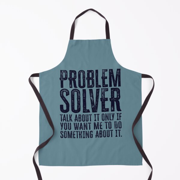 Item preview, Problem Solver: Talk About It Only If You Want Me To Do Something About It - Navy designed and sold by Reconocer.