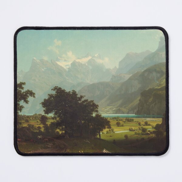 Item preview, Albert Bierstadt Lake Lucerne, 1858  designed and sold by Vintage Wall Art.